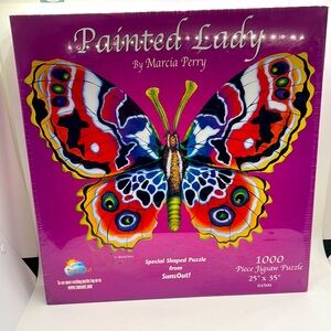 Marcia Perry Butterfly Painted Lady Puzzle Sealed